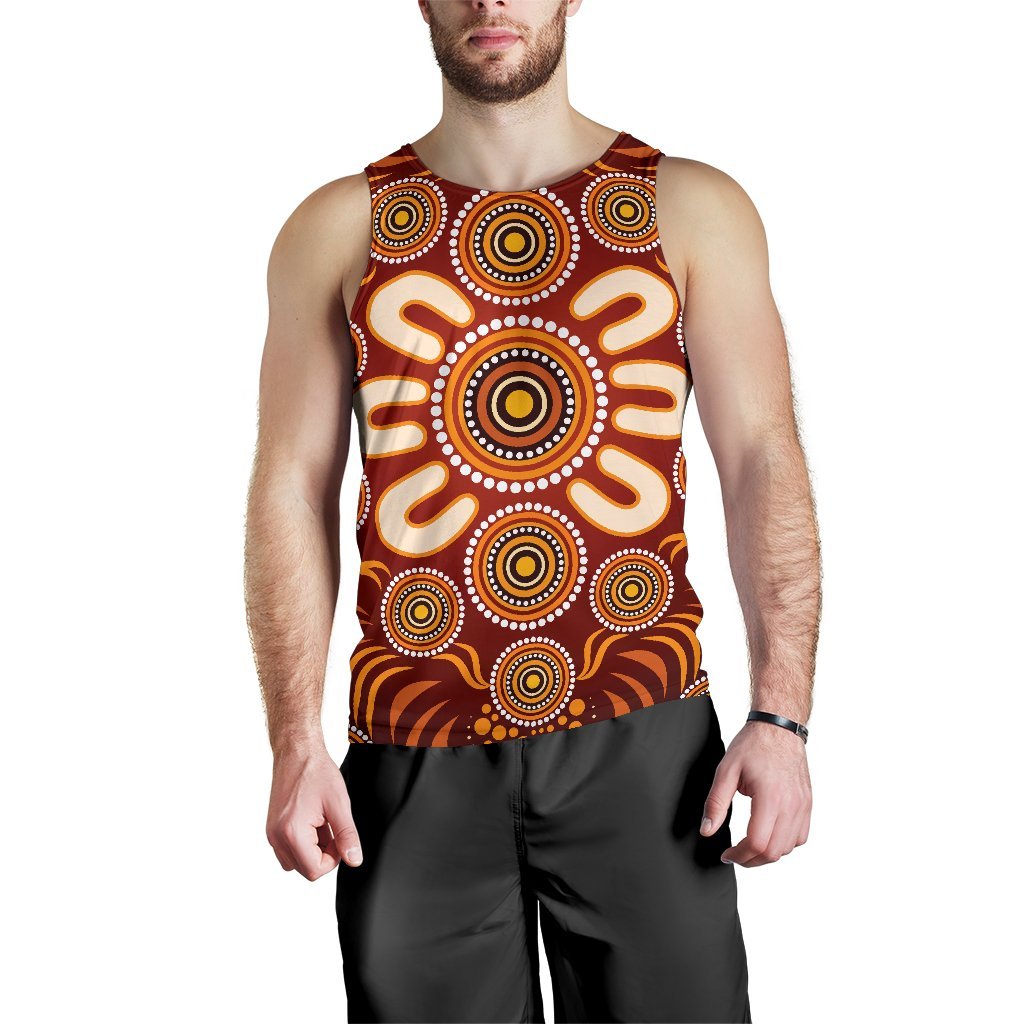 aboriginal-mens-tank-top-circle-flowers-patterns-ver03