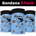 cronulla-bandana-3-pack-sharks-simple-indigenous-blue
