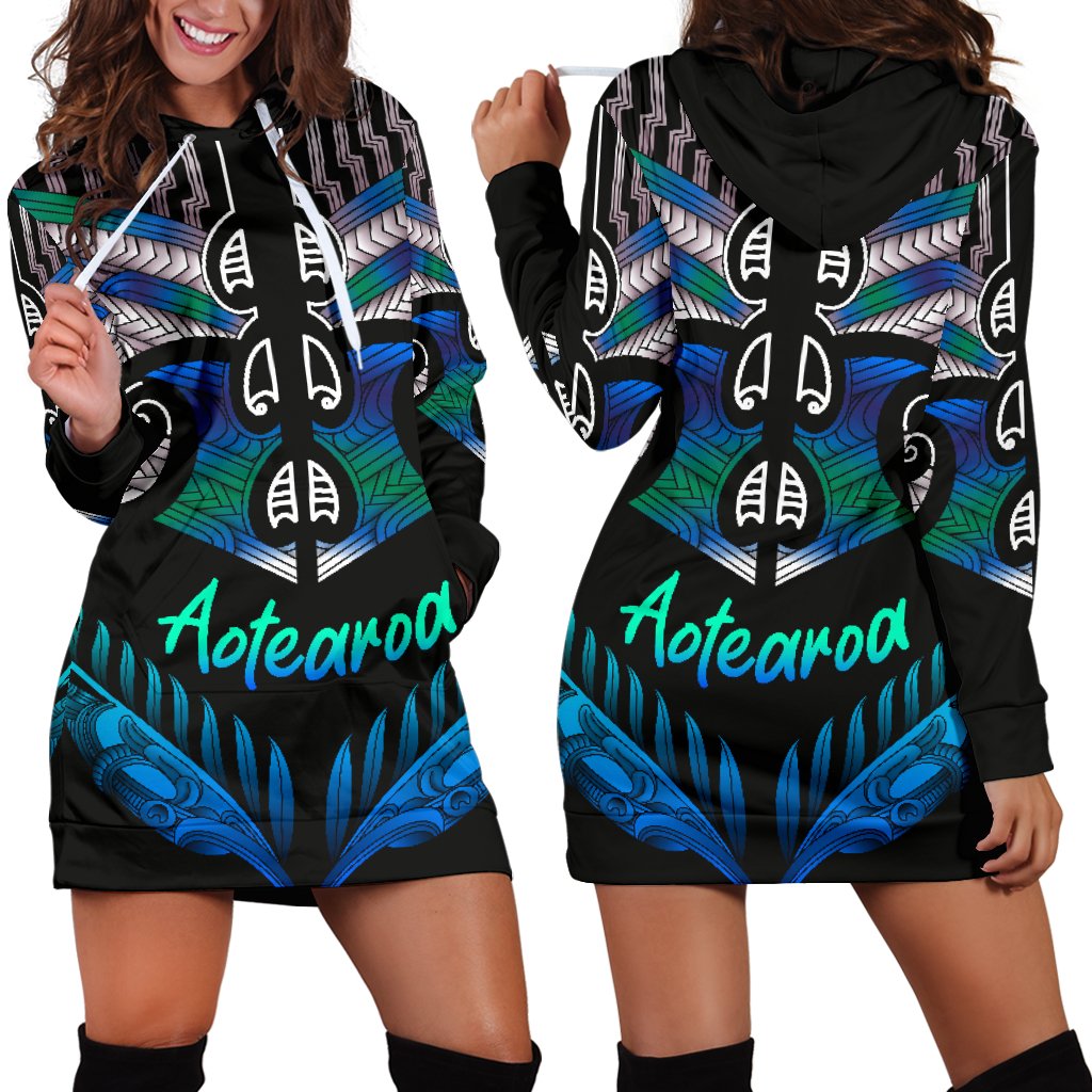 aotearoa-women-hoodie-dress-silver-fern-tangaroa