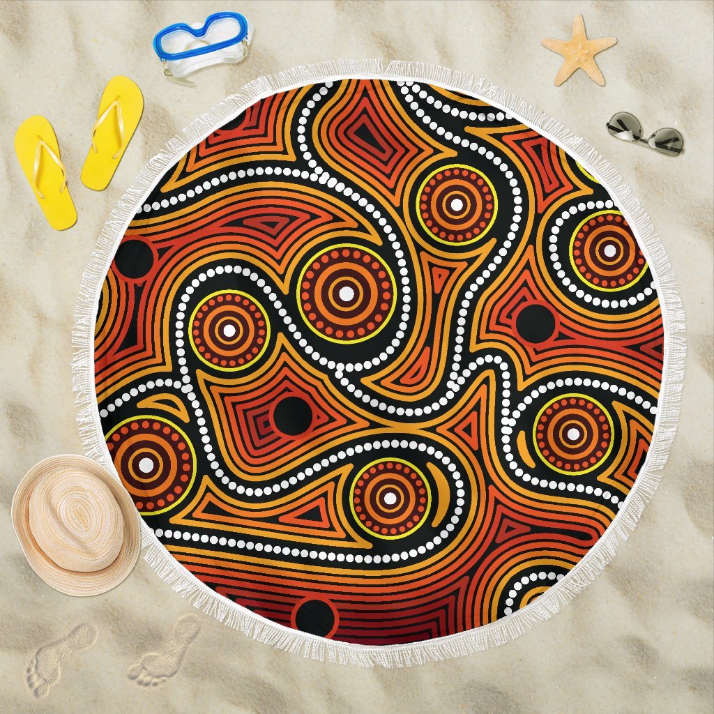 aboriginal-beach-blanket-indigenous-circle-dot-painting-ver01