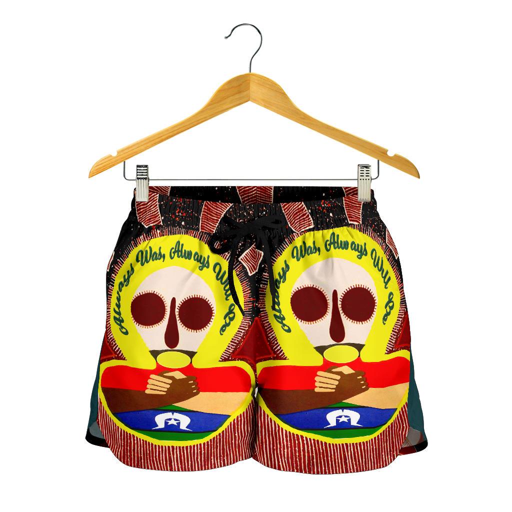 Aboriginal and Torres Strait Islander Women's Shorts - Naidoc Style - Vibe Hoodie