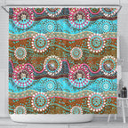 shower-curtain-aboriginal-dot-painting-curtain-color