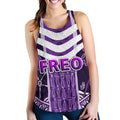 Fremantle Women Racerback Tank Dockers Simple Indigenous Freo - Vibe Hoodie