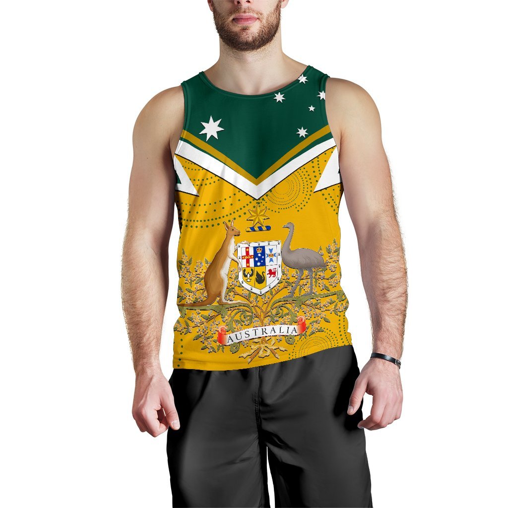 mens-tank-top-australian-coat-of-arms-national-color