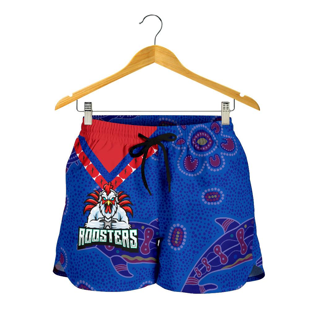 Sydney Roosters Indigenous Anzac Women Shorts Prairie Style - Vibe Hoodie