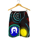 aboriginal-shorts-aboriginal-dot-painting-flag-1