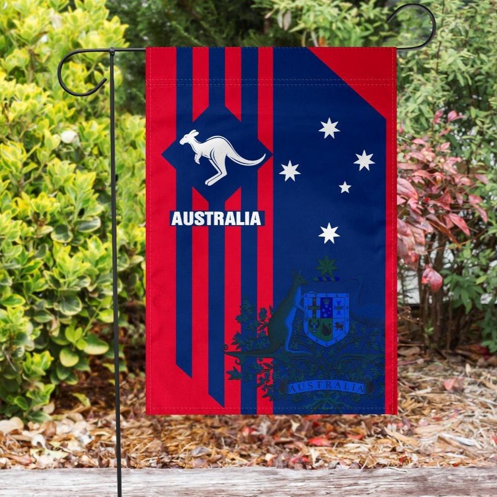 flag-australia-kangaroo-sign-national-color