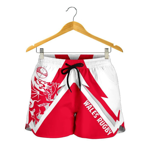 Wales Rugby Women'S Short - Lighting Style - Vibe Hoodie