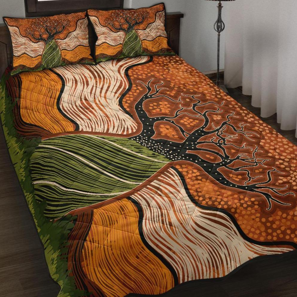 aboriginal-quilt-bed-set-indigenous-tree