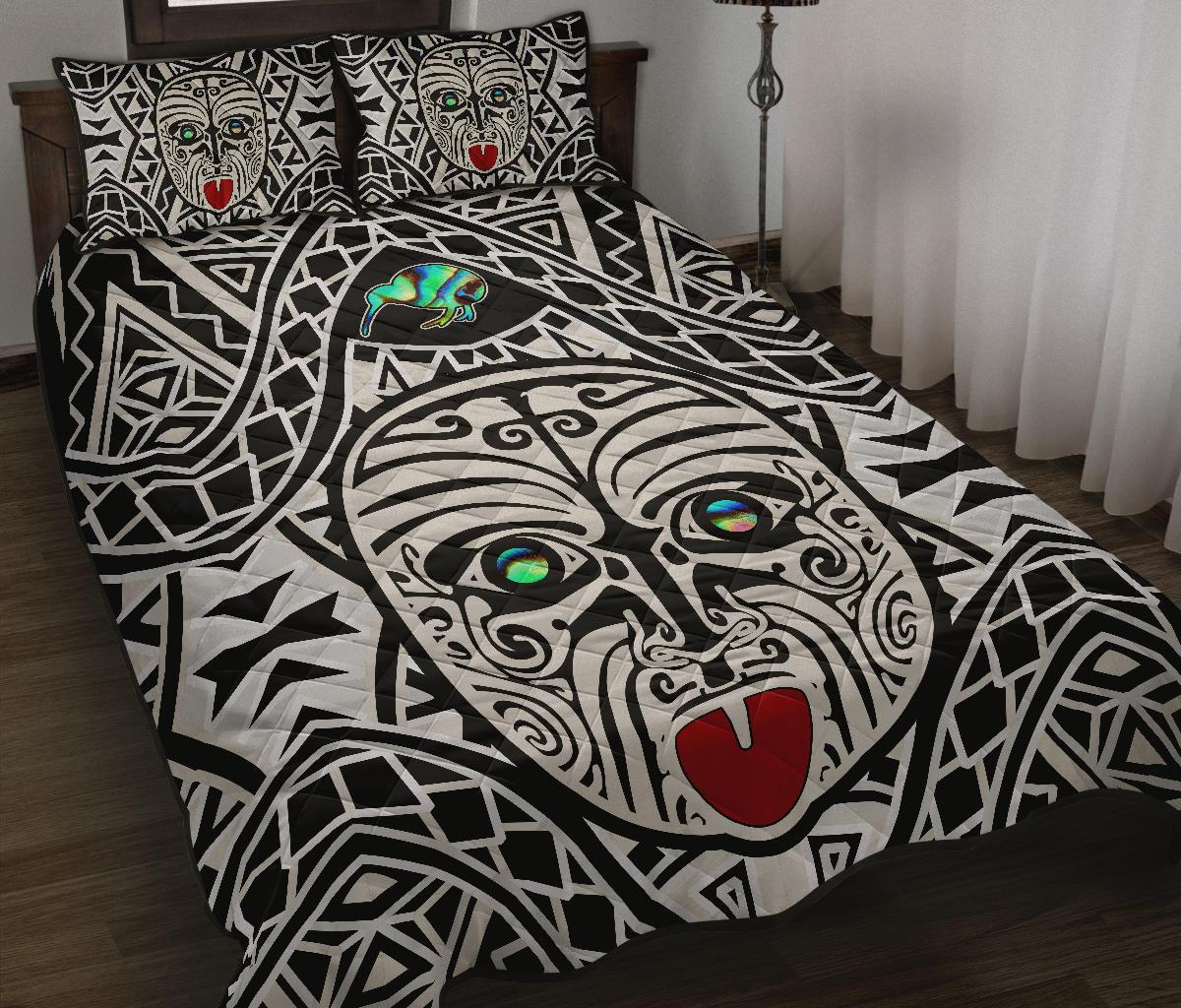 integrity-maori-ta-moko-quilt-bed-set-kiwi-and-paua