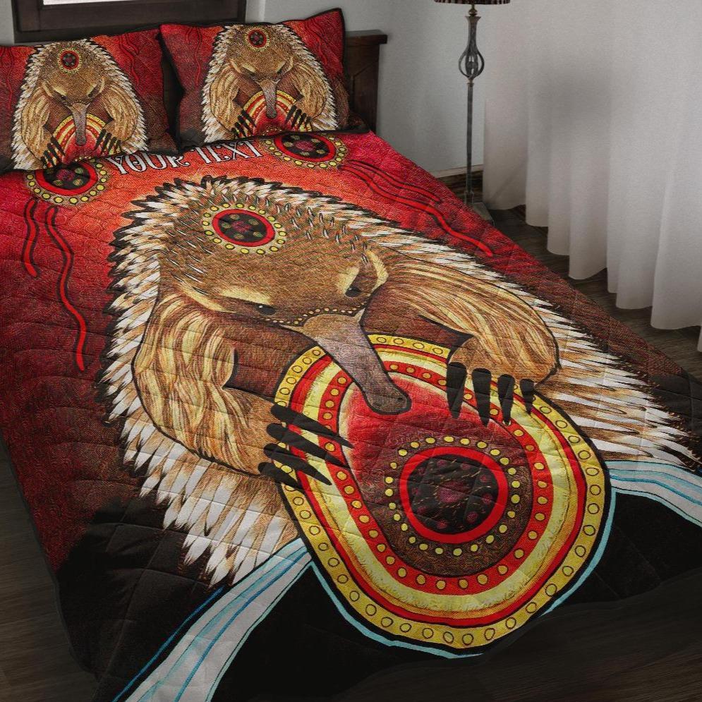 custom-quilt-bed-set-australian-echidna