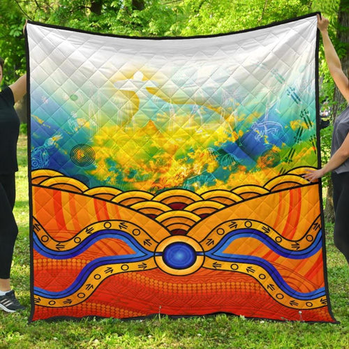 aboriginal-premium-quilt-australia-kangaroo-sky