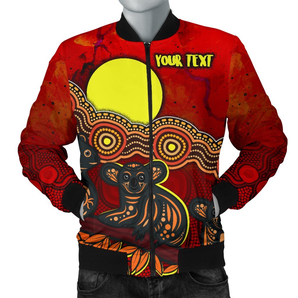 custom-text-aboriginal-mens-bomber-jacket-australian-indigenous-koala