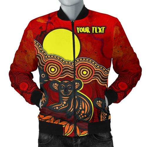 custom-text-aboriginal-mens-bomber-jacket-australian-indigenous-koala