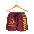 Brisbane Broncos Women Shorts Anzac Day Country Style - Vibe Hoodie
