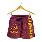 Brisbane Broncos Women Shorts Anzac Day Country Style - Vibe Hoodie