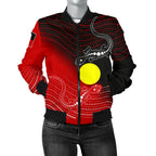 aboriginal-womens-bomber-jacket-two-indigenous-lizard