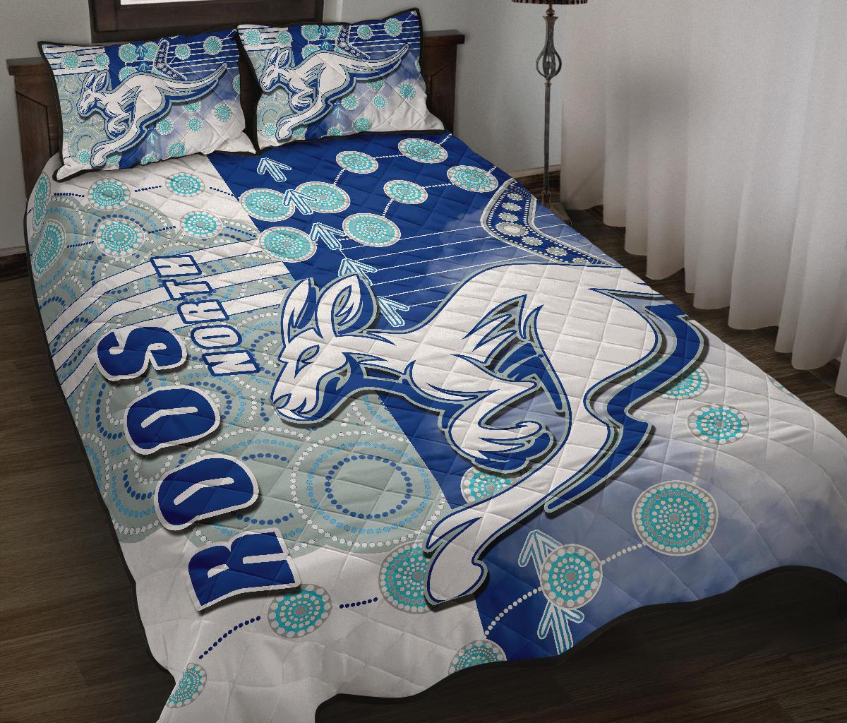 melbourne-kangaroos-quilt-bed-set-indigenous-north-roos