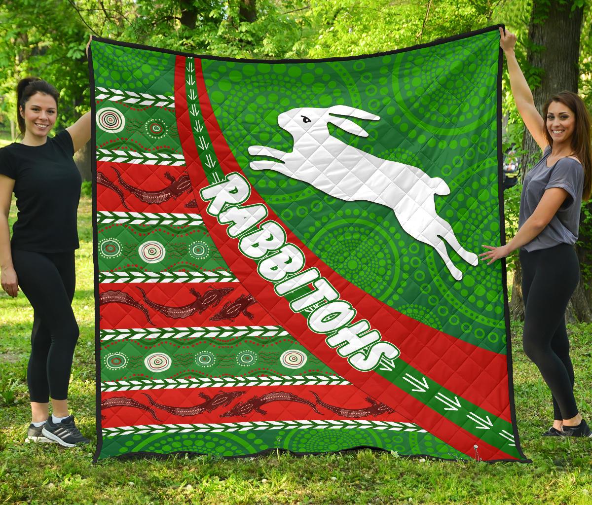south-sydney-rabbitohs-aboriginal-premium-quilt-victorian-vibes