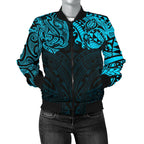 new-zealand-womens-bomber-jacket-maori-polynesian-tattoo-blue