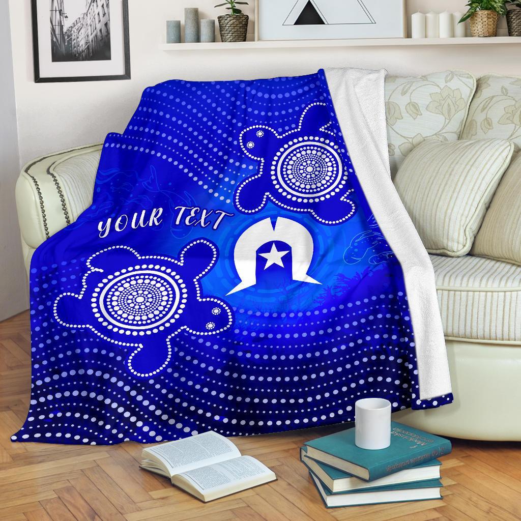 custom-torres-strait-islanders-premium-blanket-torres-symbol-with-indigenous-turtle