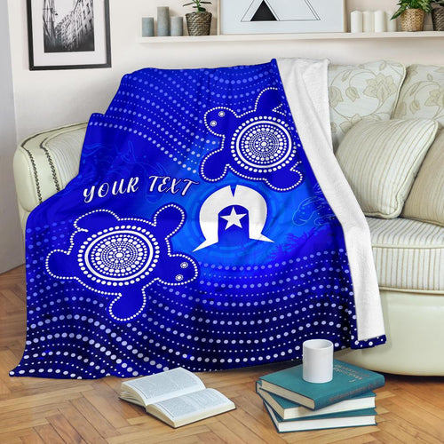 custom-torres-strait-islanders-premium-blanket-torres-symbol-with-indigenous-turtle