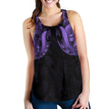 Maori Ta Moko Women Racerback Tank New Zealand Pastel Purple - Vibe Hoodie