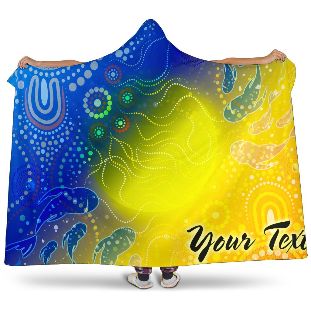 custom-text-aboriginal-hooded-blanket-indigenous-fishing