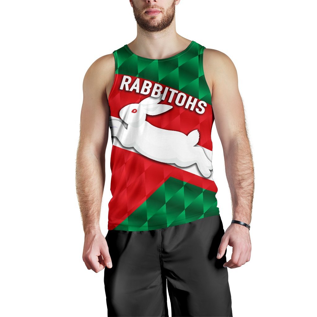 rabbitohs-men-tank-top-sporty-style