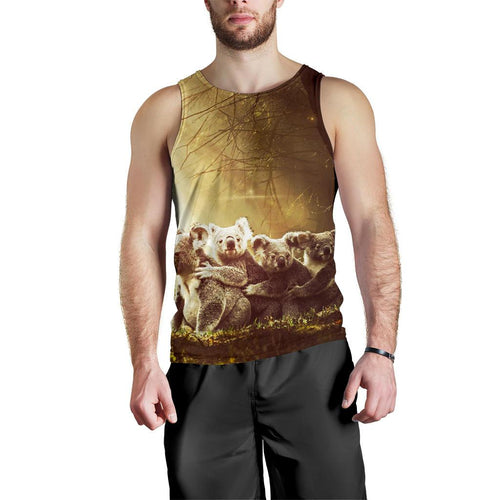 mens-tank-top-koala-family-landscape-art