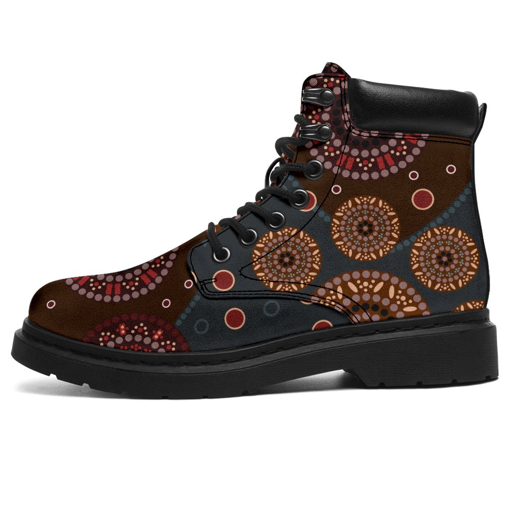 aboriginal-boots-circle-dot-painting-all-season-ver02