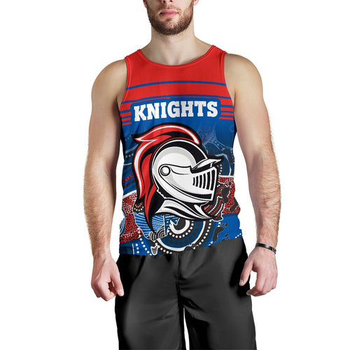 custom-personalised-newcastle-knights-mens-tank-top-aboriginal-horizontal-style