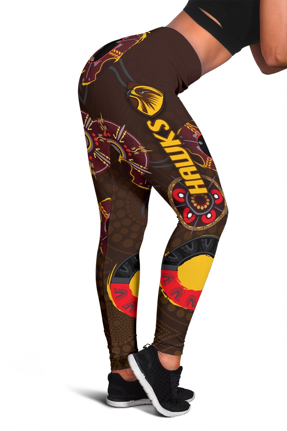 combo-racerback-tank-and-legging-hawthorn-hawks-indigenous-brown
