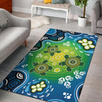aboriginal-area-rug-indigenous-green-turtle