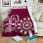 queensland-premium-blanket-maroons-simple-indigenous