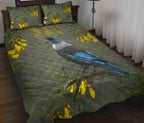tui-bird-new-zealand-kowhai-tree-quilt-bed-set
