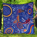 aboriginal-premium-quilt-indigenous-footprint-patterns-blue-color
