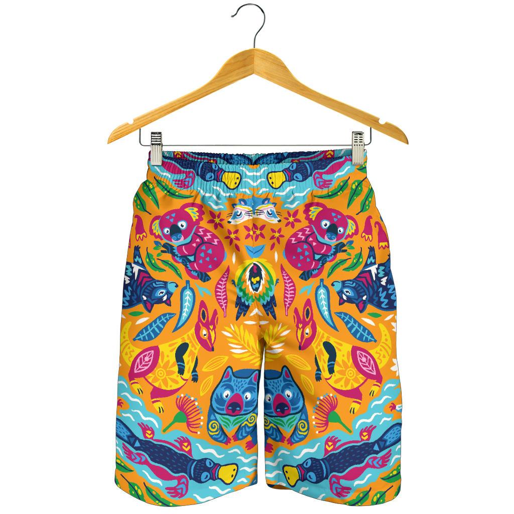 short-australian-animals-short-color-art-men