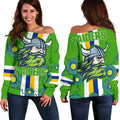 Canberra Off Shoulder Sweater Raiders Indigenous - Vibe Hoodie