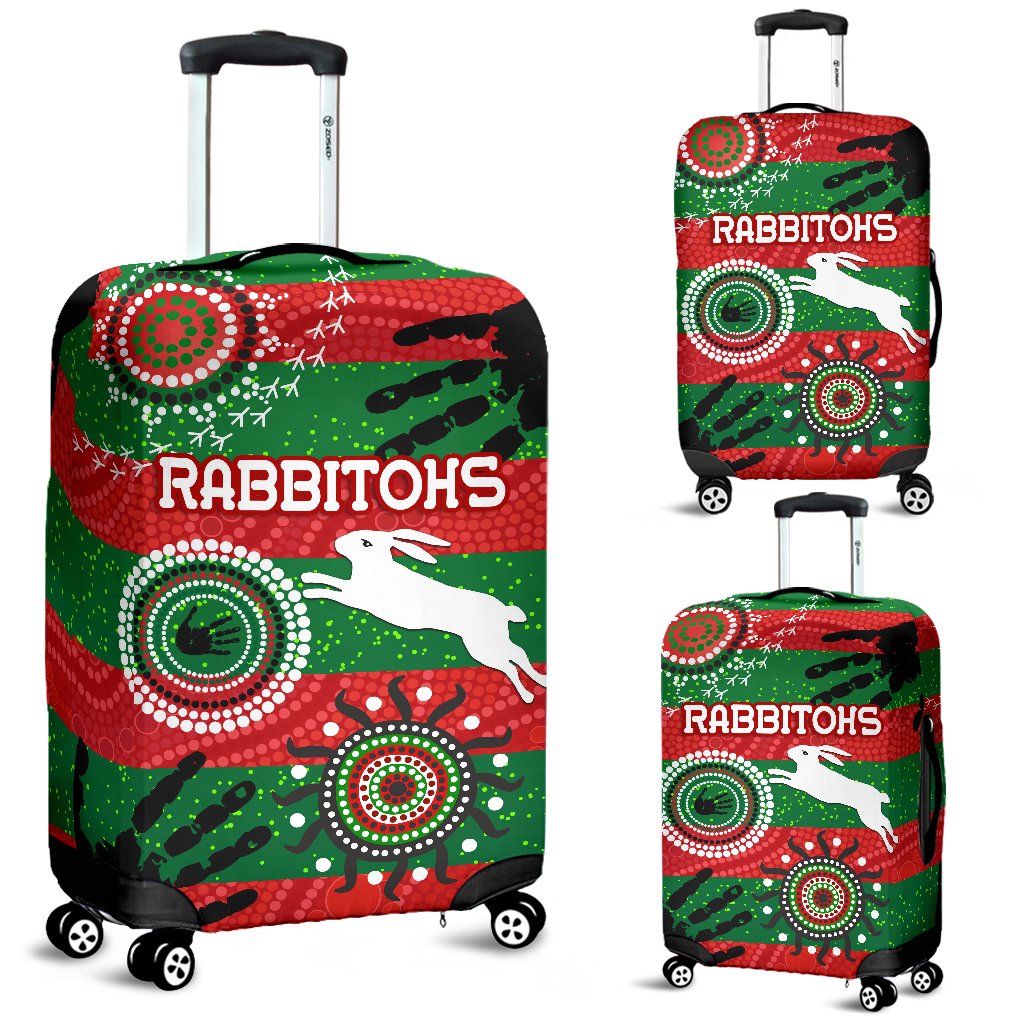 south-sydney-rabbitohs-indigenous-luggage-covers-country-style-no-1