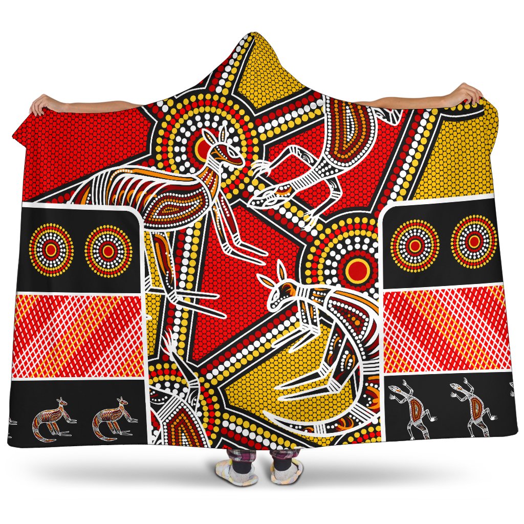 aboriginal-hooded-blanket-kangaroo-dot-painting-patterns