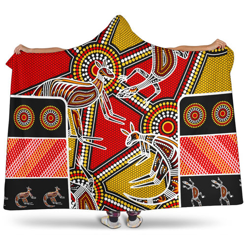 aboriginal-hooded-blanket-kangaroo-dot-painting-patterns