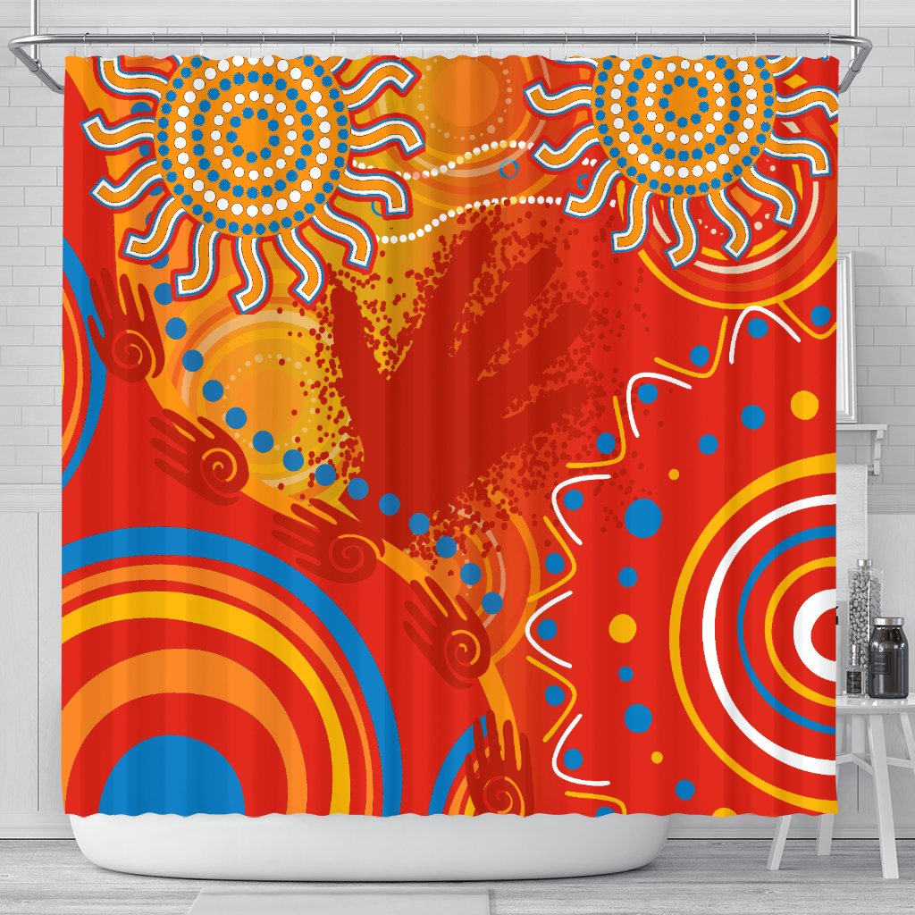 shower-curtain-sun-indigenous