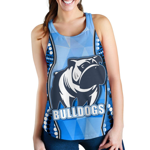 Bulldogs Women's Racerback Tank Indigenous Snappy - Vibe Hoodie