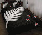 new-zealand-flag-silver-fern-black-with-red-stars-quilt-bedding-sets