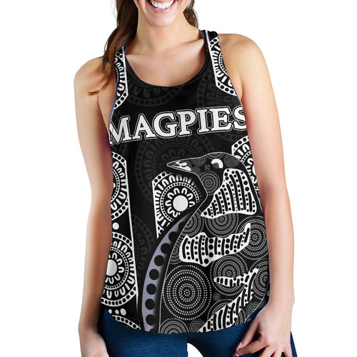 Magpies Racerback Tank Aboriginal - Vibe Hoodie