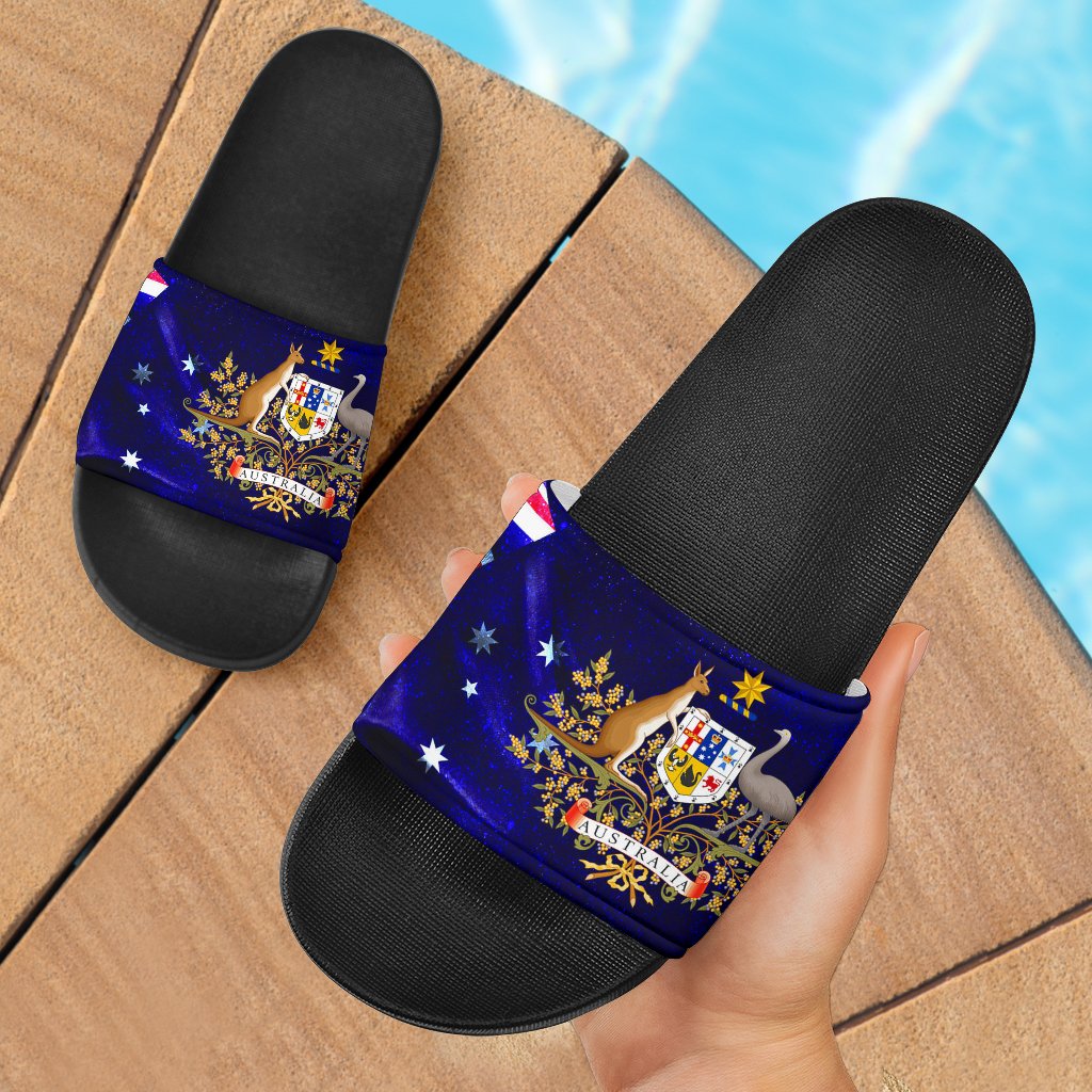 slide-sandals-aus-flag-galaxy-art-universe-mysteria-black