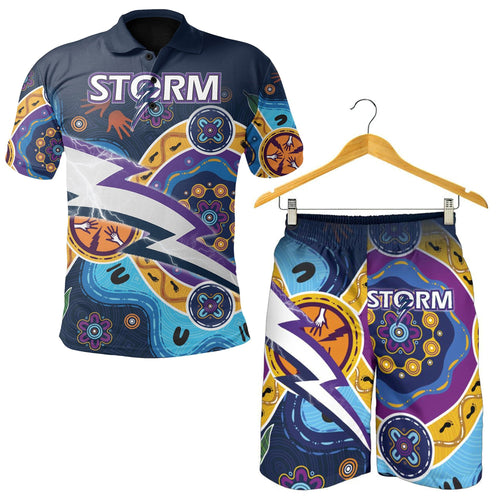 combo-polo-shirt-and-men-short-storm-indigenous