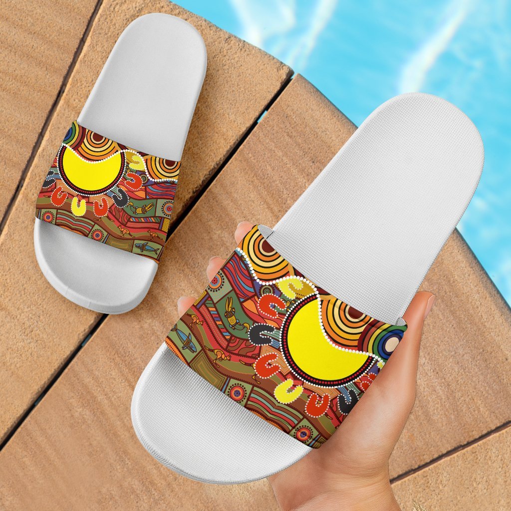 slide-sandals-shaman-people-and-animals