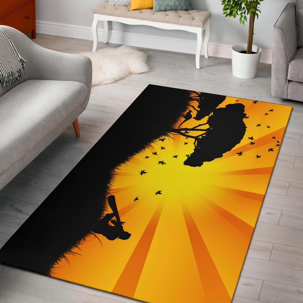 area-rug-didgeridoo-australia-rug-sunset-landscape-art